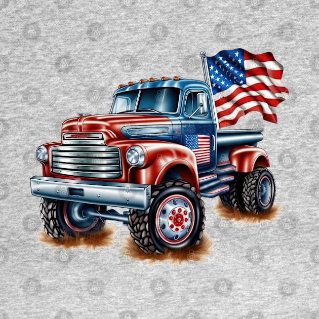 4th Of July Truck by Chromatic Fusion Studio